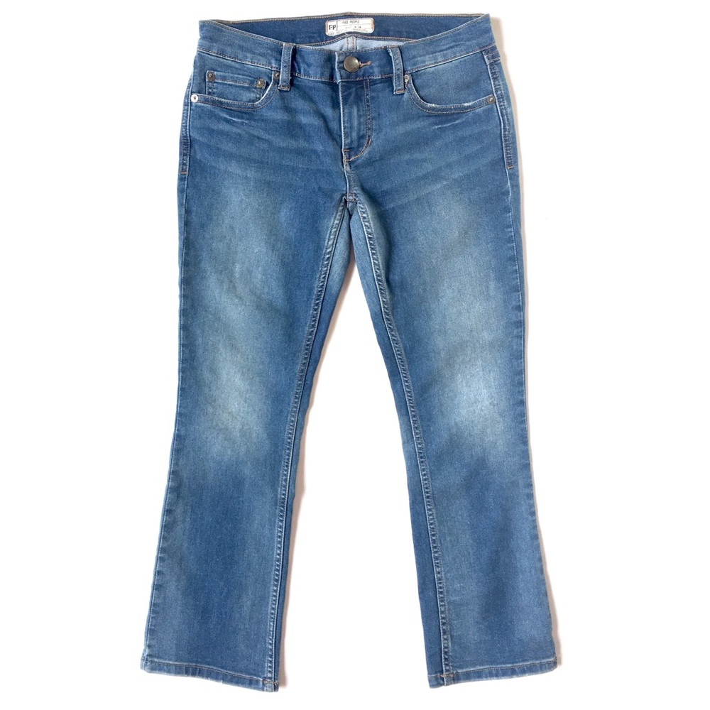 Free People | Light Wash Ankle Crop Pants